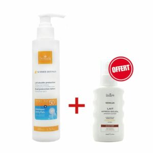 Dermafig dermasun - Pack double protection solaire contre les piqûres de méduses avec lait après-soleil offert.
