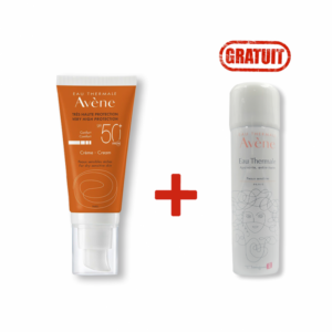 Pack Avène : Crème Solaire SPF 50 + Spray Eau Thermale 50 ml