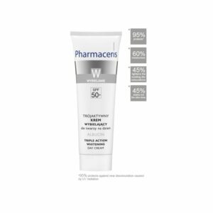 Pharmaceris crème de jour Albucin triple action éclaircissement avec protection SPF 50+ - 30ml.