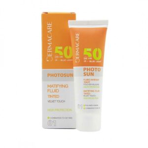 Dermacare Photosun SPF50+ - protection solaire fluide matifiante - Réf 01 - 50ml