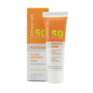 Dermacare Photosun SPF50+ -protection solaire fluide matifiante  - Référence 02 - Contenance de 50ml