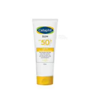 Cetaphil Sun - gel solaire léger SPF50+  - 50ml, idéal pour peaux grasses et sensibles.
