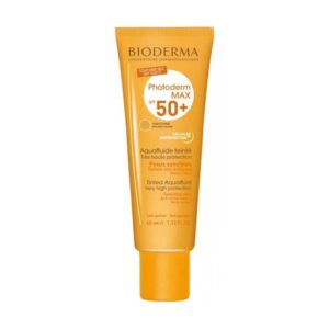 Bioderma -écran solaire Photoderm  Max Aquafluide - Teinte dorée - 40ml