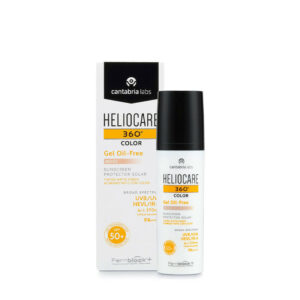 Lotion solaire teintée SPF 50+ Heliocare 360° Oil Free en teinte beige - Contenance de 50ml.