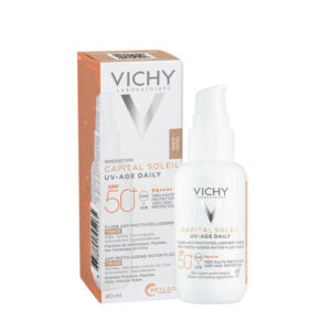 Vichy Capital Soleil UV-Age Daily -crème solaire teintée anti-photovieillissement SPF50+ - Format 40ml.