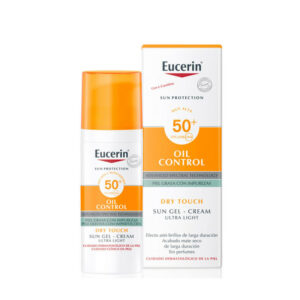 Eucerin Oil Control - crème solaire gel-crème SPF50+  - peau grasse (50ml).