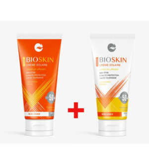 Pack Bioskin 50ml - crème solaire invisible et teintée SPF50+