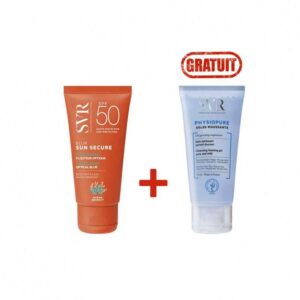 Pack SVR Sun Secure : Fluide Blur + Gel Moussant Physiopure 55ml.