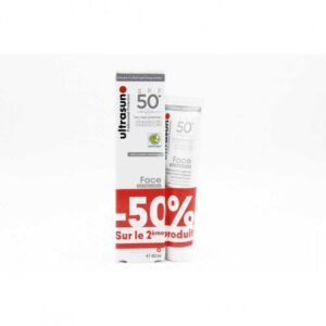 Pack Ultrasun pour le visage - 2 tubes de 40ml de crème solaire anti-âge et anti-pigmentation.