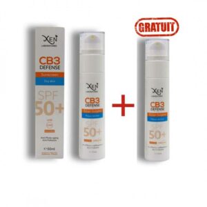 Offre spéciale : Pack XEN CB3 Defense Écran Solaire Invisible SPF 50+ pour Peaux Sèches (Achetez 1, Obtenez 1 Gratuitement)