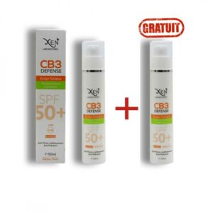 Pack Xen Cb3 Defense Écran Solaire pour Peaux Mixtes à Grasses (Achetez 1, Obtenez 1 Gratuit)