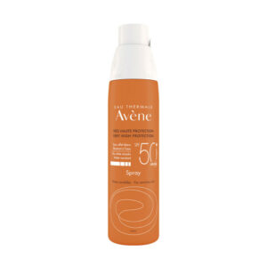 Avène - protection solaire SPF50+  pour peau sensible en spray de 200ml.